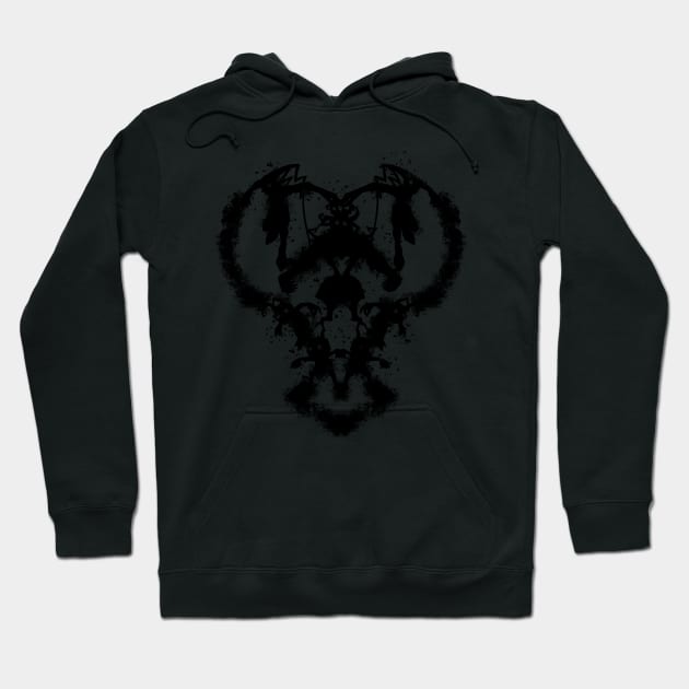 Heartless Rorschach Hoodie by jcoleman9182